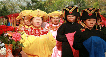 An image in a special festival in Vietnam