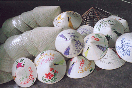 A conical hat of Vietnamese people