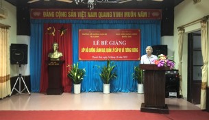 Dr. Vu Thanh Xuan, NAPA Vice President, delivering closing speech