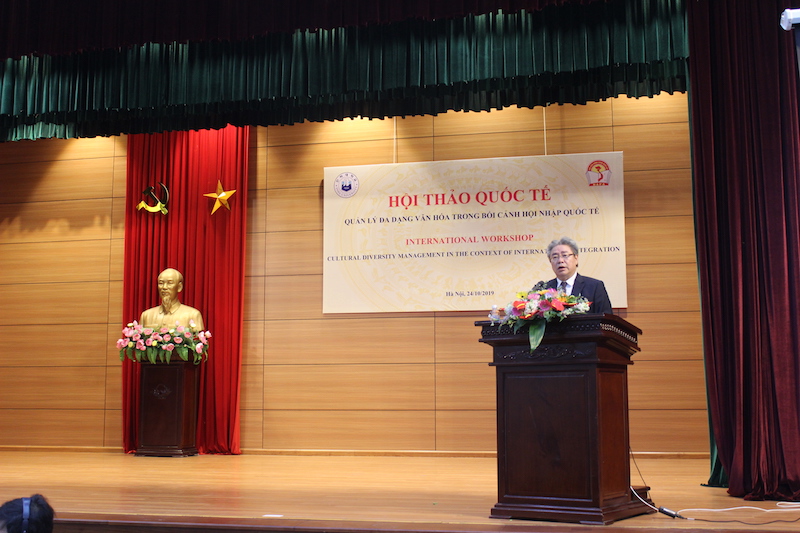 Dr. Dang Xuan Hoan, NAPA President, delivering opening speech at the workshop 