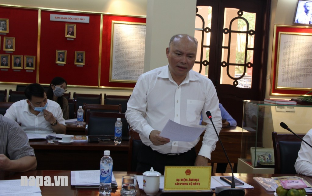 Mr. Vu Dang Minh, Chief of Office, MOHA. 