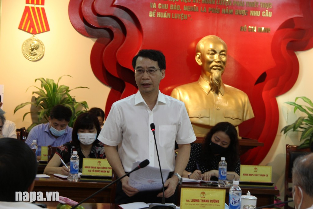 Assoc. Prof. Dr. Luong Thanh Cuong, NAPA Vice President.
