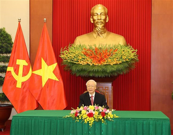 Professor, Dr Nguyen Phu Trong, General Secretary of the Central Committee of the Communist Party of Vietnam (CPV). VNA Photo Tri Dung