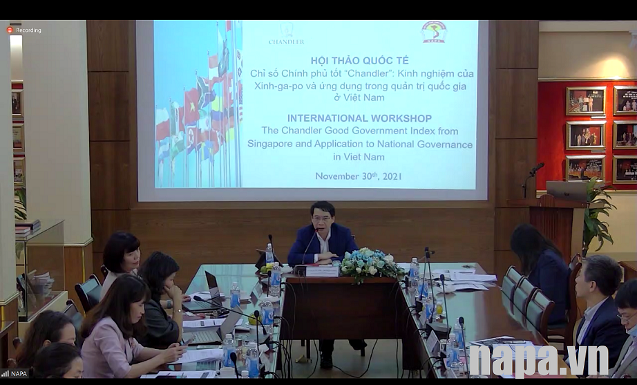 Assoc. Prof. Dr. Luong Thanh Cuong chaired the Session 3.