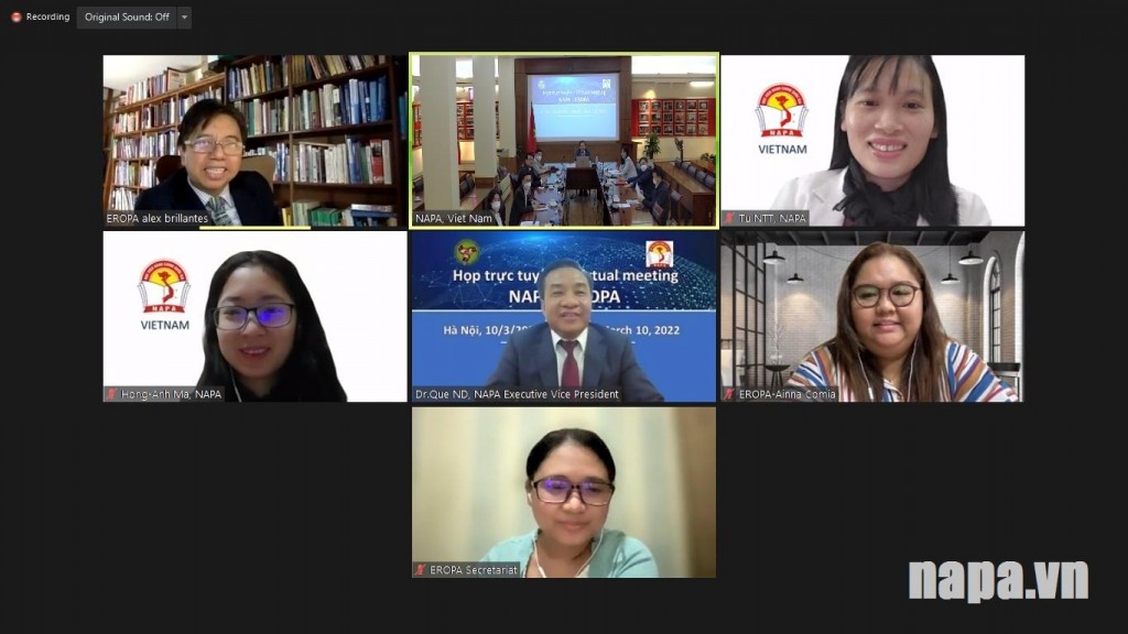 Participants attending the virtual meeting.