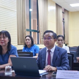 Meeting participants at NAPA, Viet Nam.