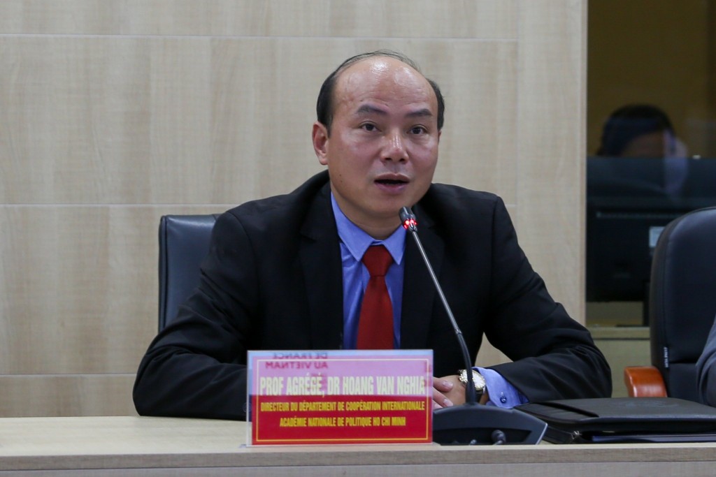 Assoc.Prof.Dr. Hoang Van Nghia, Director of the International Cooperation Department, HCMA.
