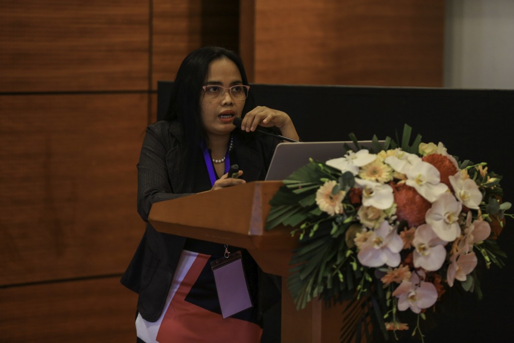 Dr. Maria Wendy Solomo, Partido State University, Philippines, presenting her paper.