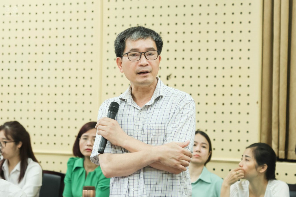 Prof. Dr. Vu Cong Giao, VNU University of Law, at the workshop.