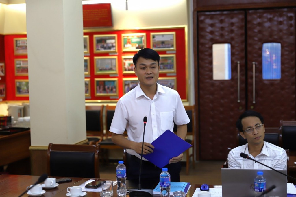 Mr. Tran Anh Tuan, Chief of Office of the Son Tay Town Party Committee, Ha Noi City.