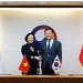 Vietnamese Minister of Home Affairs Pham Thi Thanh Tra (L) and the RoK’s Minister of the Interior and Safety Lee Sang-min.