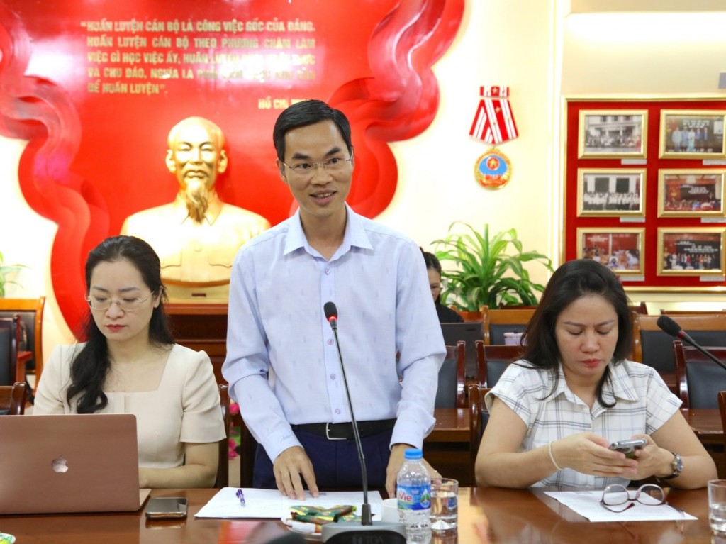 Mr. Do Tien Thinh, Deputy Director of the Viet Nam National Innovation Center, Ministry of Planning and Investment, at the workshop.
