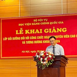 Assoc. Prof. Dr. Nguyen Quoc Suu, NAPA Vice President, at the ceremony.