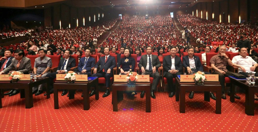 Delegates at the opening ceremony.