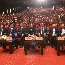 Delegates at the opening ceremony.