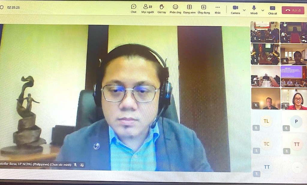 Assoc. Prof. Dr. Kristoffer B. Berse, Dean of the National College of Public Administration and Governance, University of the Philippines Diliman.