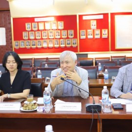 Prof. Youngsoon Kim, INHA University, South Korea, at the meeting.