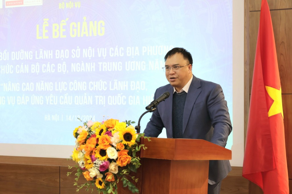 Prof. Dr. Nguyen Quoc Suu, NAPA Vice President, delivered remarks at the closing ceremony.