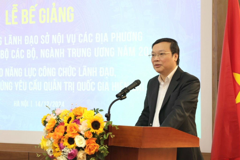 H.E. Mr. Truong Hai Long, Vice Minister of Home Affairs, delivered remarks at the closing ceremony.