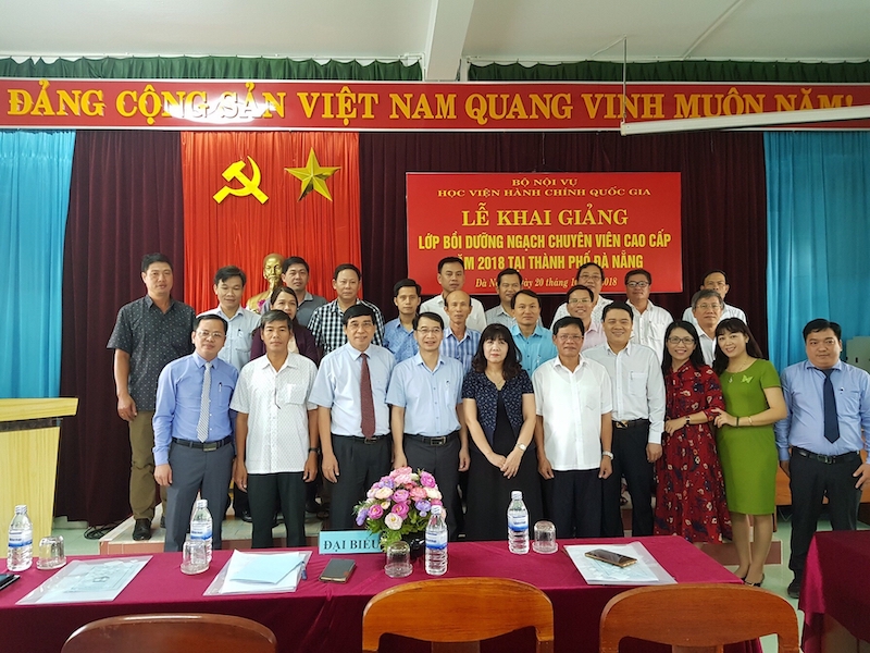 Khai giảng lớp Bồi dưỡng ngạch Chuyên viên cao cấp năm 2018 tại thành phố Đà Nẵng (ngày 20/10/2018)