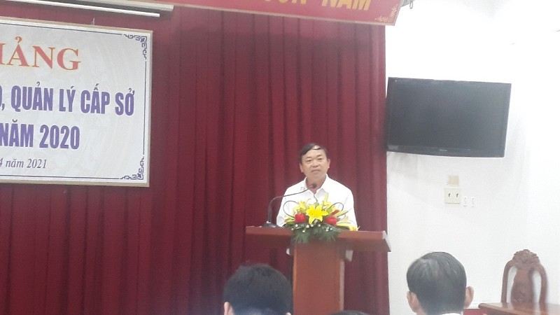 Đồng chí Lê Ngọc An – Phó Chánh Văn phòng UBND tỉnh  Đại diện cho các học viên tri ân tại Lễ Bế giảng 