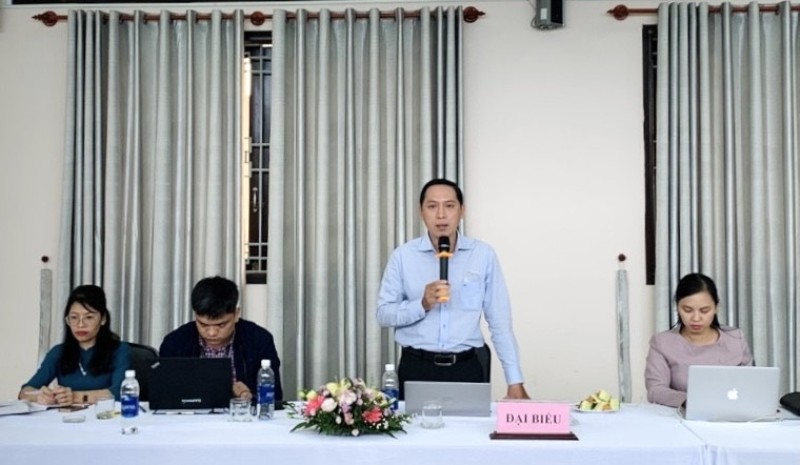 ThS. Nguyễn Dương Anh – Phó Giám đốc Sở Thông tin và Truyền thông tỉnh Thừa Thiên Huế phát biểu ý kiến tại điểm cầu Phân viện