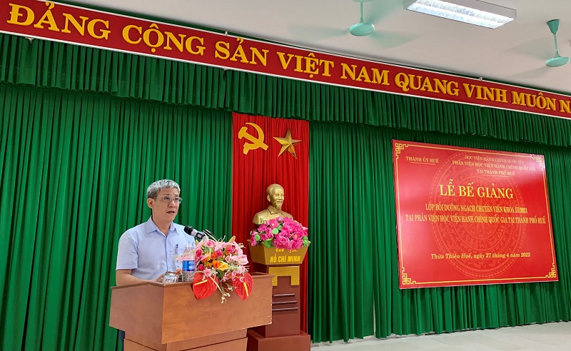 Đ/c Trần Hùng Nam - Phó Bí thư Thường trực Thành ủy thành phố Huế