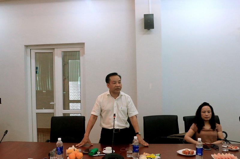 TS. Nguyễn Đăng Quế - Phó giám đốc điều hành Học viện Hành chính Quốc gia phát biểu tại buổi Lễ