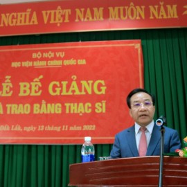 TS. Nguyễn Đăng Quế - Phó Giám đốc Học viện Hành chính Quốc gia phát