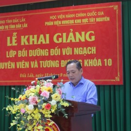 Võ Văn Hùng – Phó Trưởng phòng Công chức viên chức thông qua các Quyết định liên quan