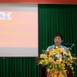 Đồng chí Phan Xuân Quý, Chi ủy viên - Trưởng phòng Quản trị điều hành chương trình buổi Lễ