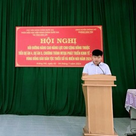 ThS. Nguyễn Tiến Dũng - Phòng QLĐT&BD, Phân hiệu HVHCQG tại tỉnh Đắk Lắk công bố Quyết định mở lớp.