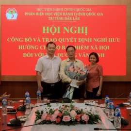 Khoa học liên ngành chúc mừng ThS. Dương Văn Ninh