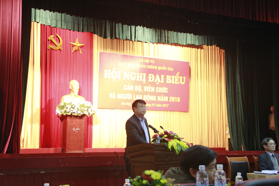 ThS. Bùi Huy Tùng phát biểu khai mạc Hội nghị
