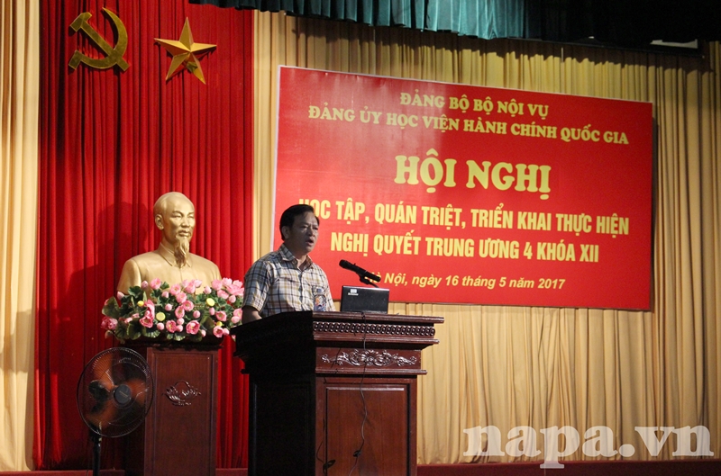TS. Hoàng Quang Đạt phát biểu khai mạc Hội nghị