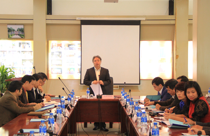 TS. Đặng Xuân Hoan – Giám đốc Học viện phát biểu kết luận Hội nghị