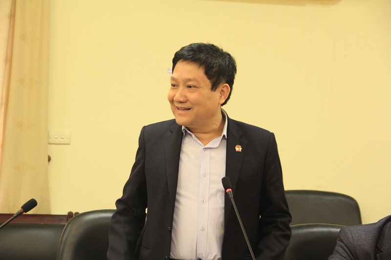 TS. Lê Như Thanh – nguyên Phó Giám đốc Thường trực Học viện trao đổi tại Hội nghị