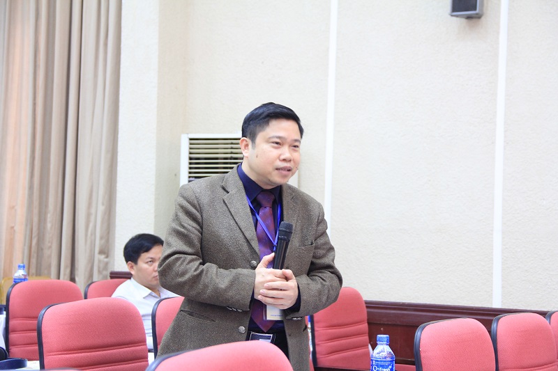PGS.TS. Nguyễn Văn Hậu – Học viện Hành chính Quốc gia phát biểu tại Hội thảo