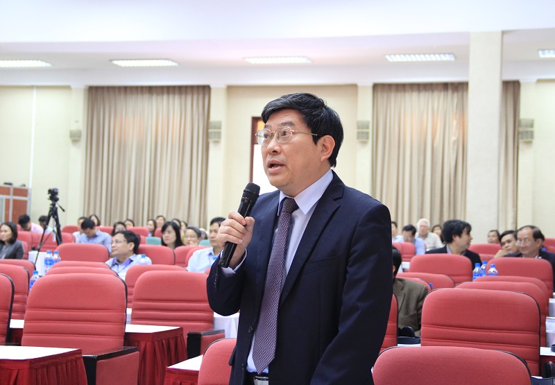 PGS.TS. Nguyễn Duy Bắc – Phó Giám đốc Học viện Chính trị Quốc gia Hồ Chí Minh phát biểu tại Hội thảo