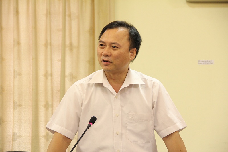 TS. Tạ Quang Tuấn – Phó Tổng Biên tập Tạp chí QLNN phát biểu tại Đại hội