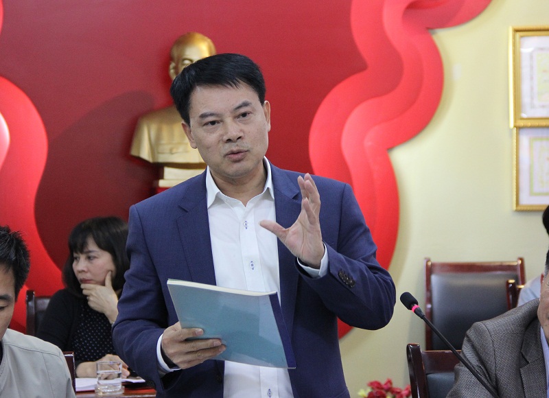 ThS. Tống Đăng Hưng – Phó Trưởng Ban Quản lý Bồi dưỡng trao đổi về kết cấu của Chiến lược