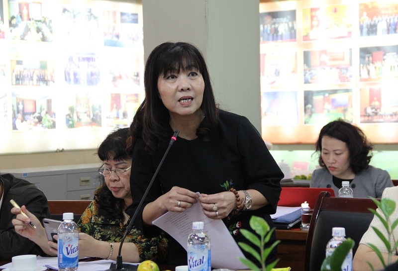 PGS.TS. Lê Thị Vân Hạnh – Nguyên Phó Giám đốc Học viện đề xuất tham khảo các chiến lược phát triển của Học viện trước đây
