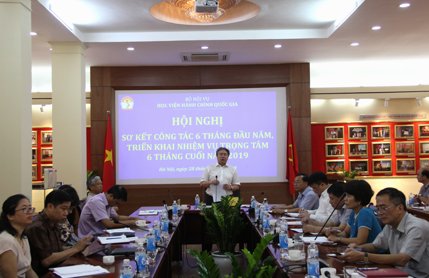TS. Đặng Xuân Hoan – Giám đốc Học viện phát biểu kết luận tại Hội nghị