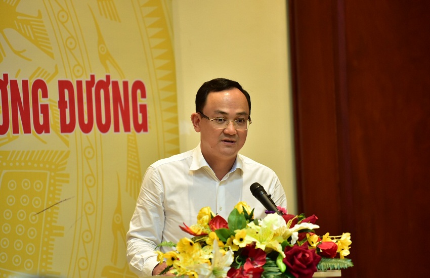 Đồng chí Nguyễn Ngọc Sơn  -  Đại diện học viên phát biểu