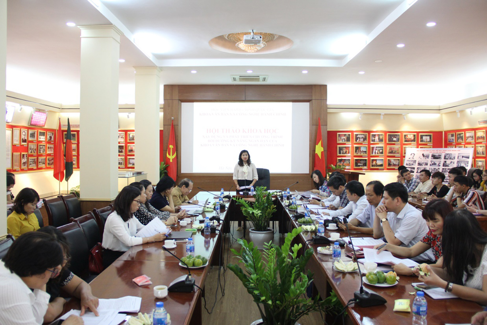 PGS.TS. Nguyễn Thị Thu Vân kết luận hội thảo