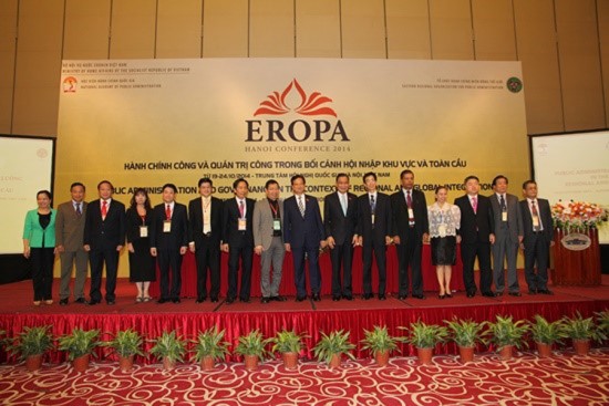 Học viện Hành chính Quốc gia  đăng cai tổ chức Hội nghị thường niên                     của Tổ chức Hành chính Miền Đông thế giới (EROPA) năm  2014