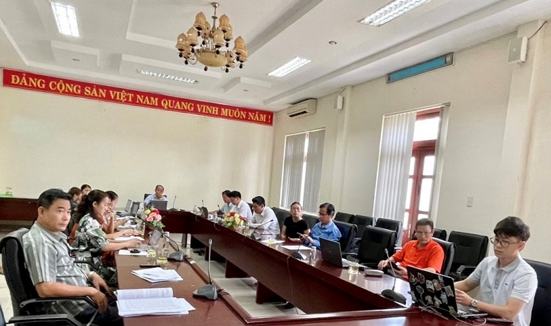 Toàn cảnh Hội thảo tại điểm cầu Phân viện Học viện khu vực Miền Trung trụ sở tại tỉnh Quảng Nam