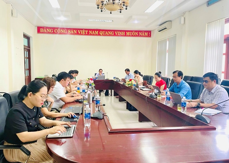 Toàn cảnh Hội thảo tại điểm cầu Phân viện Học viện KVMT trụ sở tại tỉnh Quảng Nam