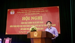 PSG. TS. Nguyễn Hoàng Hiển phát biểu tại Hội nghị.