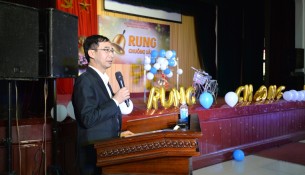 PGS.TS. Lương Thanh Cường phát biểu tại cuộc thi